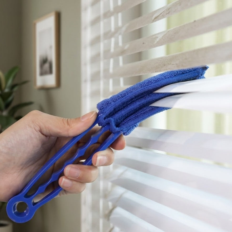 MCOIKY®  3-in-1 Blind Cleaning Brush  Clean Blinds, Air Vents & Tight Spaces Faster