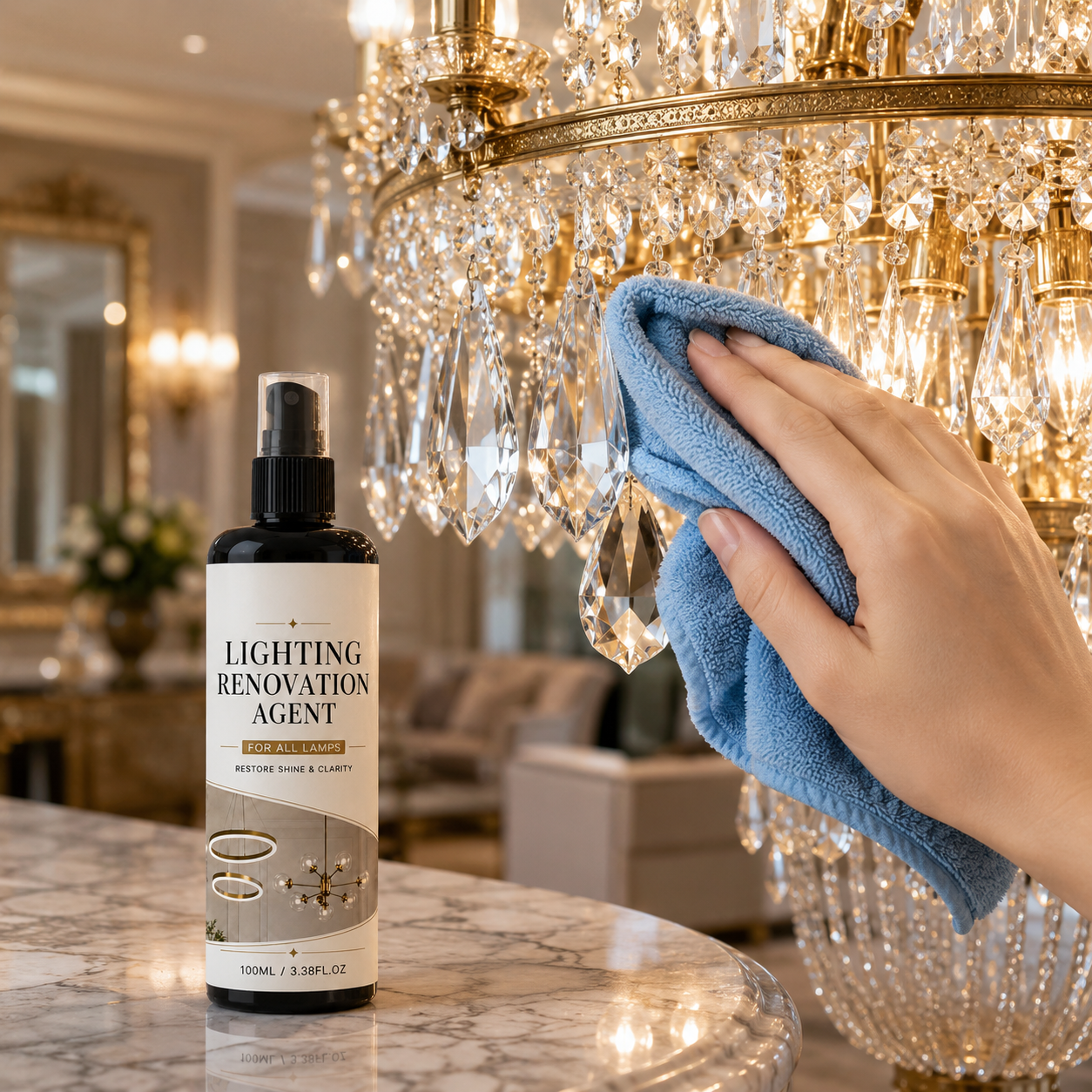 Dobshow® Lighting Renovation Spray – Restore Shine & Clarity for Lamps