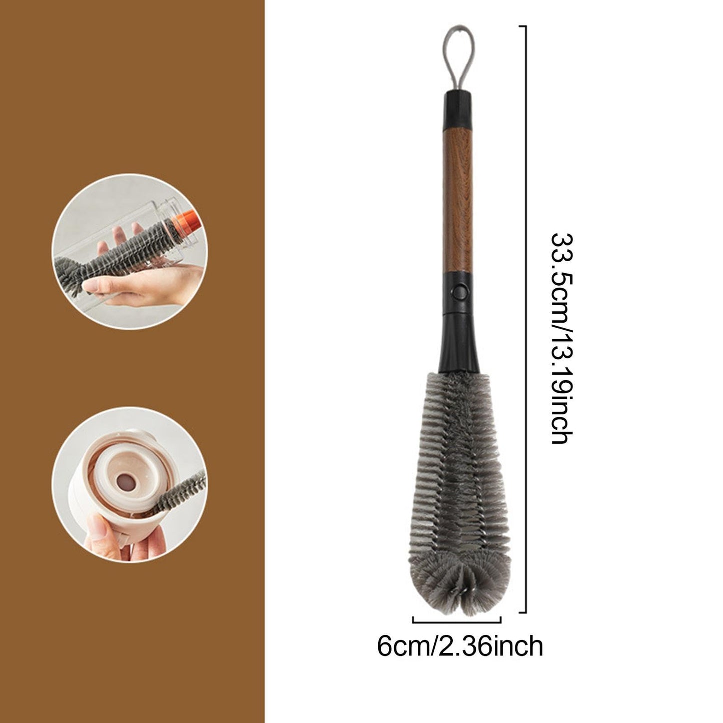 MCOIKY®Blender Cleaning Brush – Long Handle Brush for Blenders, Bottles & Cups