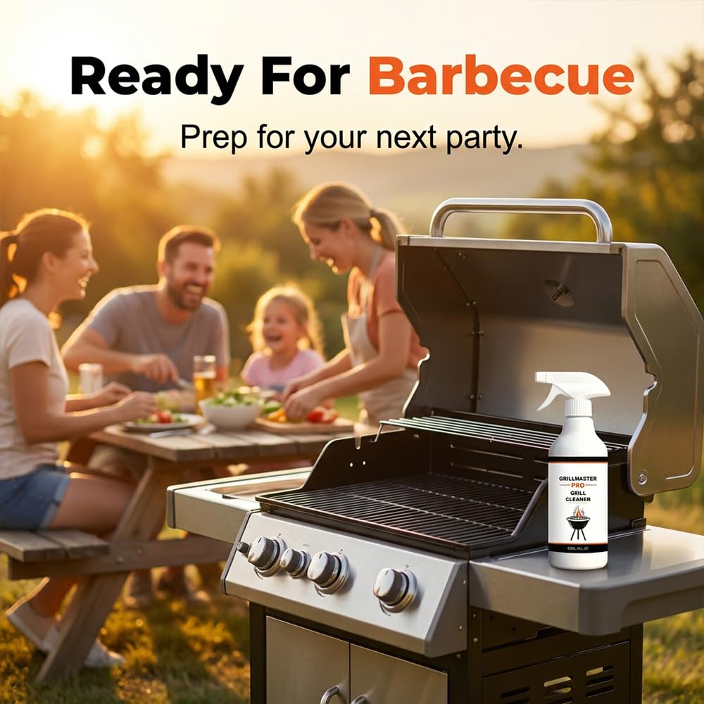 Dobshow® Pro Grill Cleaner – Powerful BBQ Grill Degreaser Spray