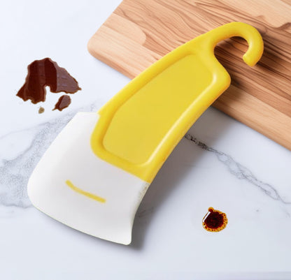 MCOIKY® Silicone Kitchen Scraper – Clean Pans & Plates with Ease