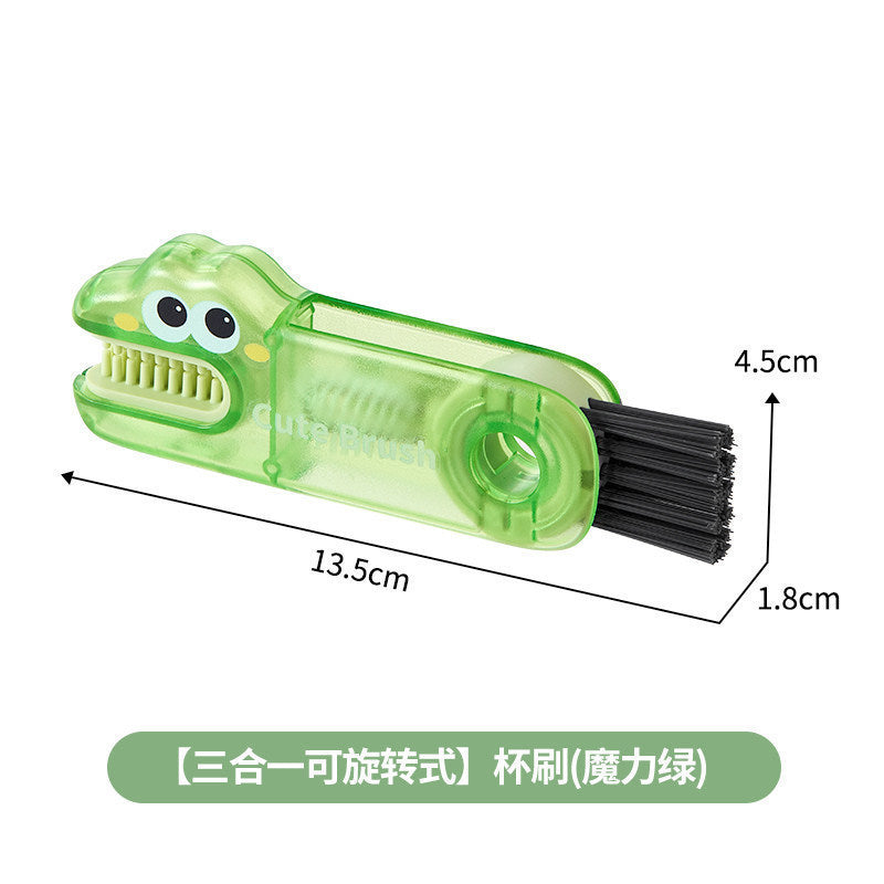 MCOIKY® 3-in-1 Cup Lid Cleaning Brush – Clean Cups, Lids & Crevices Easily